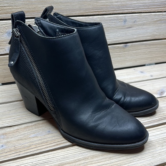 Dolce Vita for Target Dual Zip Black Booties Size 10 - Picture 6 of 10